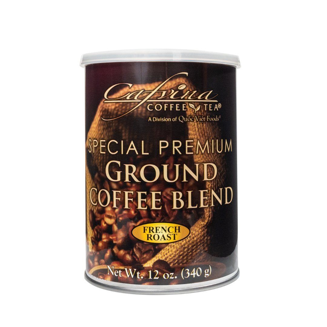 Three different sizes of coffee grounds arranged side by side for comparison.