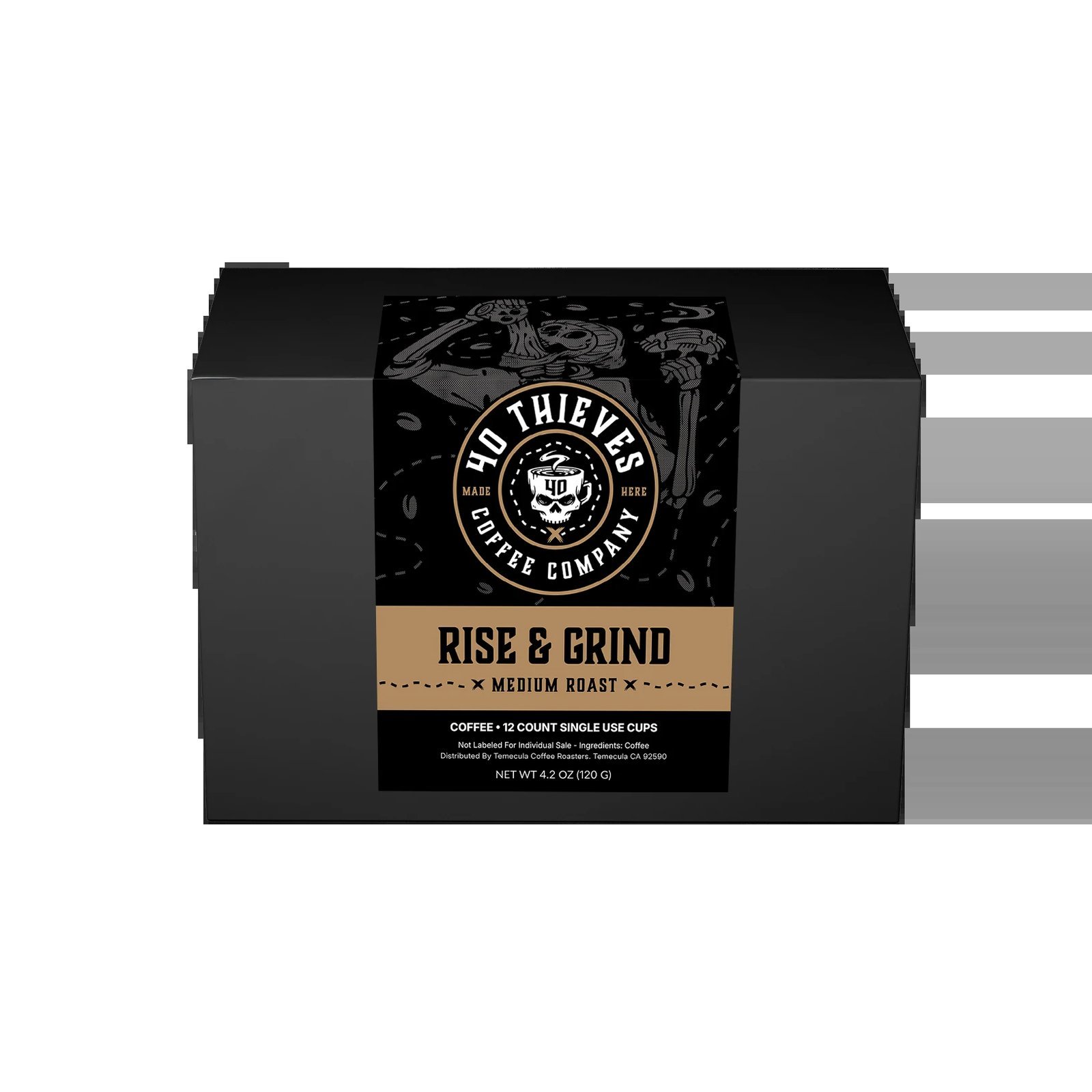 Uniformly ground medium roast coffee showing the ideal texture for a balanced brew.