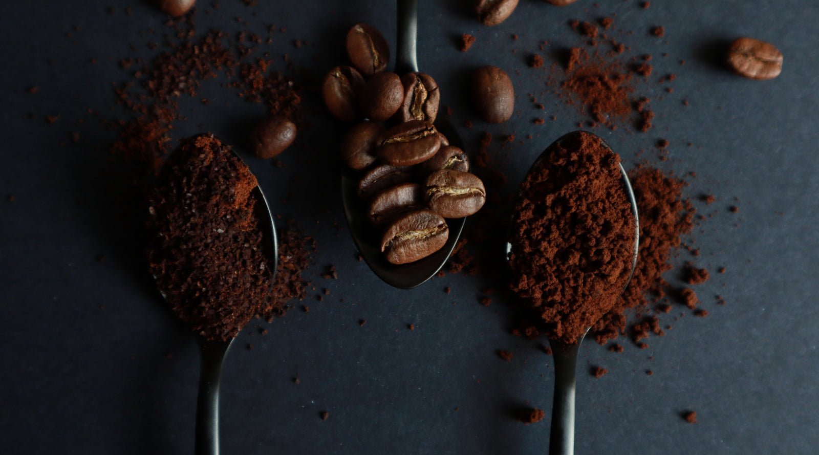 Uniform sandy coffee grounds resulting from a successful manual grinding process.