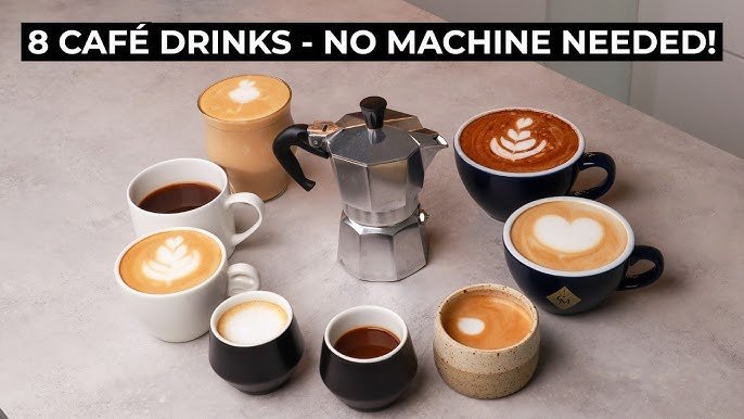A collection of kitchen tools needed for making coffee without a machine.