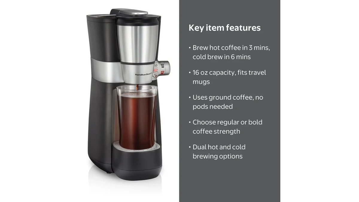 A professional coffee service setup for brewing high quality ground coffee at home.