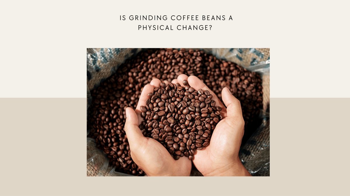 Freshly ground coffee beans beside whole beans on a rustic wooden kitchen surface.