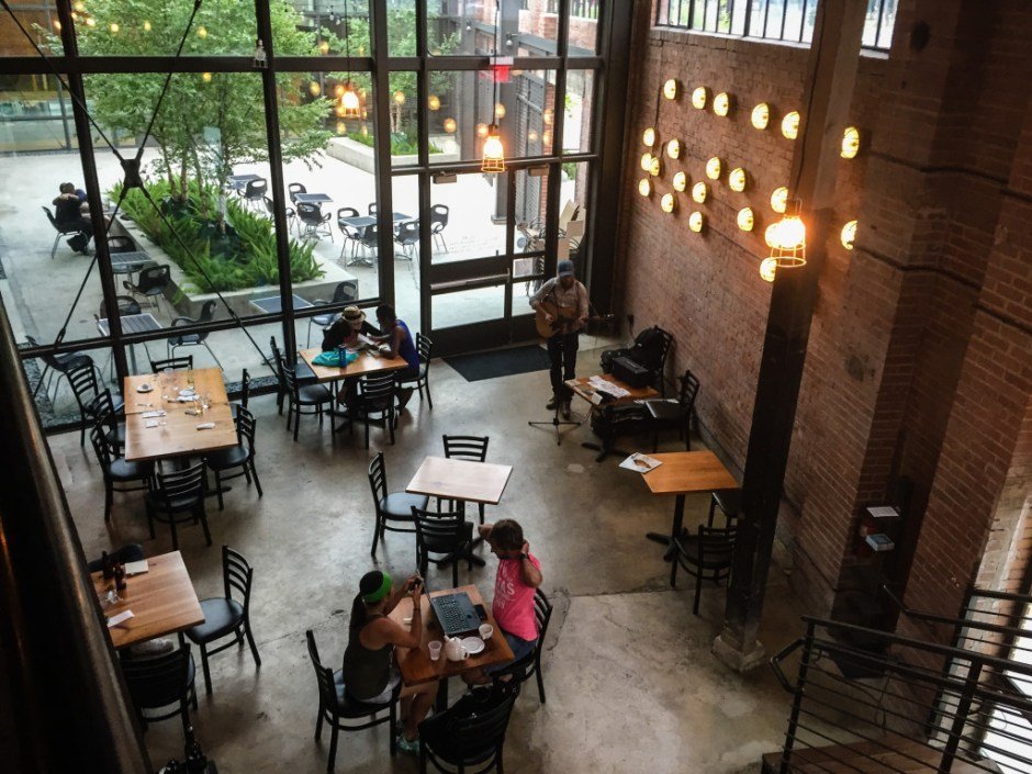 Planning a visit to local coffee shops while traveling in a new city.