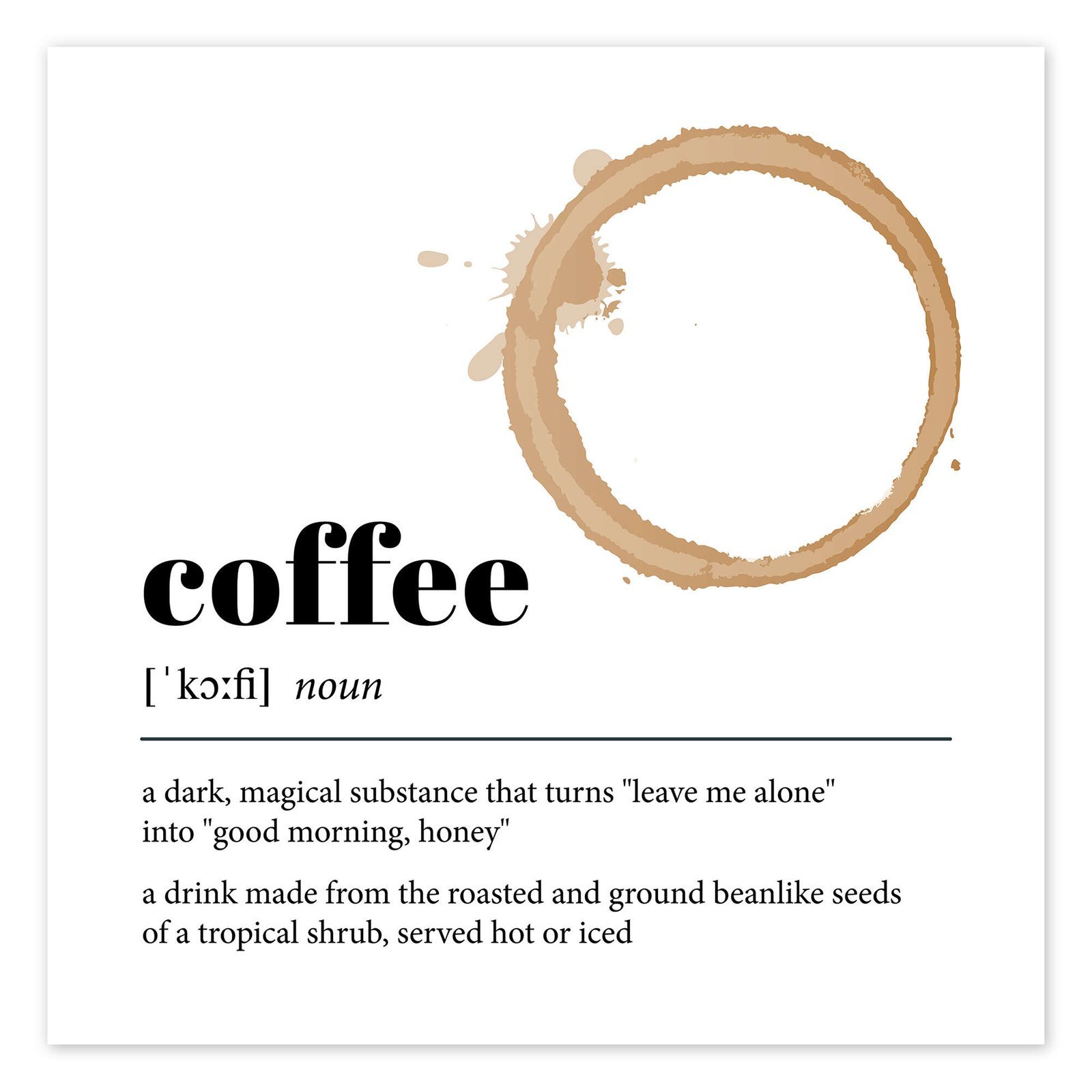 A red coffee cherry with raw green and roasted coffee beans on marble.