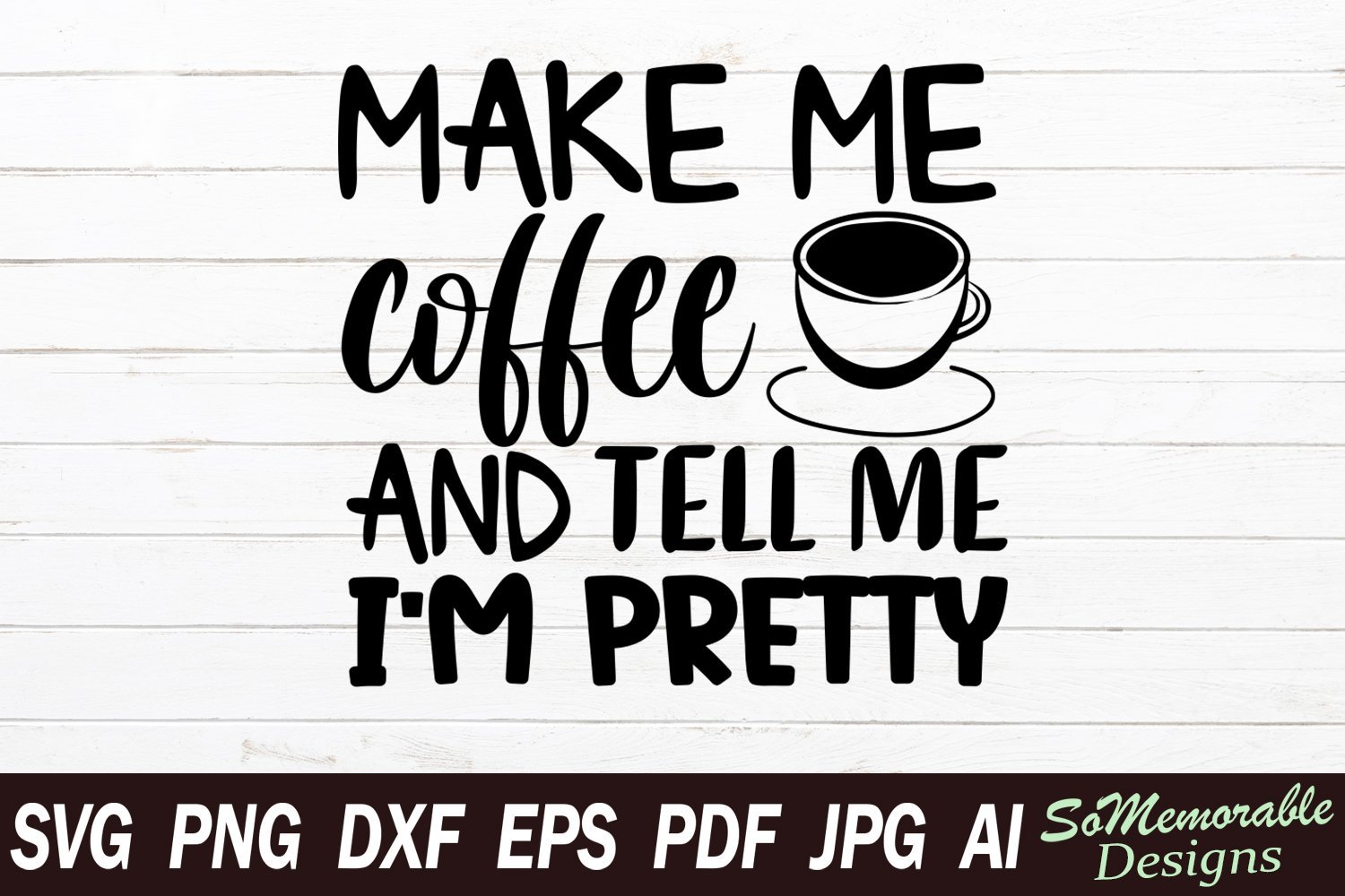 Freshly brewed coffee cup beside pour-over dripper on wooden table